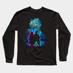 Komado's family forest set Silhouette Long Sleeve T-Shirt